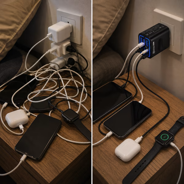 Slash Charging Times and Eliminate Dangerous Counter Clutter